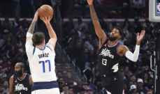 NBA: دالاس مافريكس يعادل السلسلة مع لوس انجلوس كليبرز