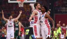 اولمبياكوس يتوج بلقب الدوري اليوناني لكرة السلة للمرة 13