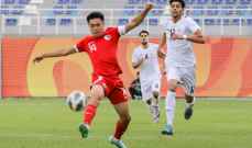 تصفيات كأس آسيا تحت 23 عاماً: التعادل السلبي يحكم مواجهة هونغ كونغ مع أفغانستان