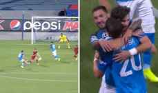 تقنية الفيديو تنقذ حكم مباراة ليفربول ونابولي في دوري الابطال
