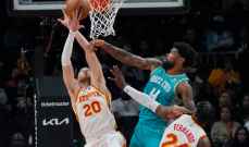 NBA: اتلانتا هوكس يلحق الخسارة ال 53 بتشارلوت هورنتس ويخرجه من سباق النهائيات