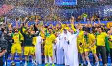 الخليج السعودي يتوج بلقب البطولة الآسيوية لكرة اليد