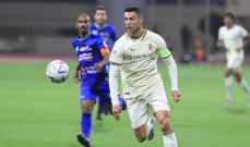 هدف رونالدو الأول مع النصر في الدوري السعودي