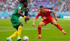 احصاءات مباراة الكاميرون وسويسرا