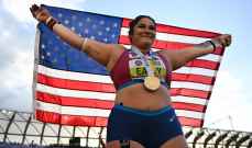 الأميركية إيلي تمنح بلادها الذهبية الأولى في بطولة العالم لألعاب القوى