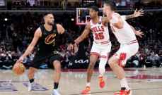 NBA: شيكاغو بولز يتفوق على كليفلاند بعد شوطين اضافيين