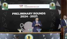قرعة الدور التمهيدي لبطولة كأس الكونفيدرالية الافريقية  2024-2025