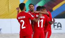 كأس آسيا للكرة الشاطئية : عُمان تحرز المركز الثالث بعد الفوز على الامارات