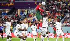 الشوط الاول: لا اهداف بين البرتغال وغانا