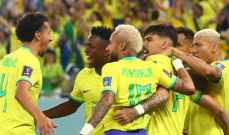 قطر 2022: البرازيل تعبر كوريا الجنوبية بسهولة لتواجه كرواتيا في ربع النهائي