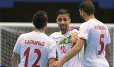 ايران تحجز اولى بطاقات نصف نهائي كأس آسيا لكرة الصالات