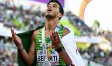 فضية للجزائري سجاتي في سباق 800 م في بطولة العالم لالعاب القوى