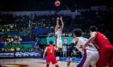 مونديال السلة: الفليبين تسجل فوزها الاول على  حساب الصين
