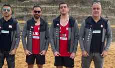 بعثة الكرة الطائرة الشاطئية الى الدوحة للمشاركة في بطولة غرب آسيا