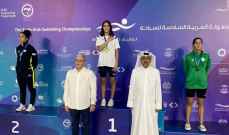 سبع  ميداليات ملوّنة للبنان باليوم الثالث من البطولة العربية للسباحة