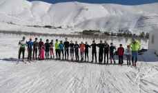 اليوم الأول من السباقات الدولية بتزلج العمق