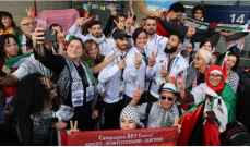 أولمبياد باريس: وصول البعثة الفلسطينية على وقع هتافات &quot;تحيا تحيا فلسطين&quot;