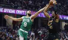 NBA: بوسطن سيلتيكس يتلقى خسارة جديدة على يد كليفلاند كفالياريز