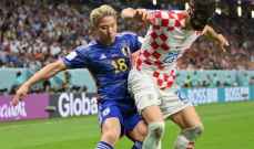 احصاءات وعلامات لاعبي كرواتيا واليابان