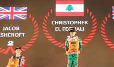 كريستوفر فغالي أول سائق لبناني يفوز ببطولة العالم للكارتينغ عن فئة &quot;ميني ماكس&quot;