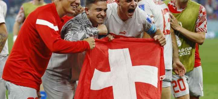 ابرز مجريات مباراة سويسرا وصربيا