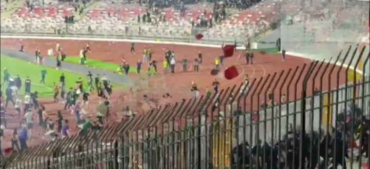 أعمال شغب وتخريب في مباراة ضمن الدوري الجزائري