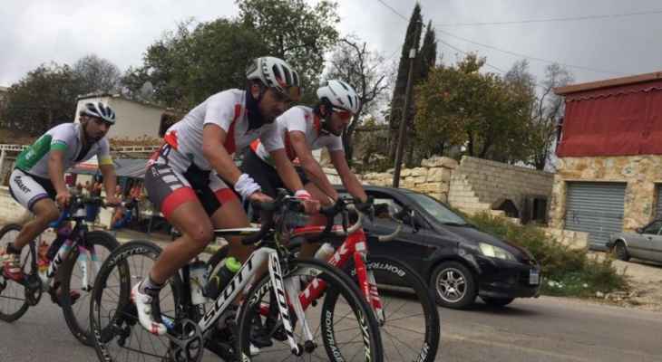 الآر، ضناوي وشيبان أبطال كأس لبنان لدراجات الطريق  