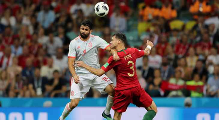دييغو كوستا : هدفي الاول امام البرتغال اتى بعد خطأ على بيبي