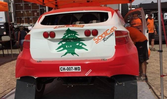 الثنائي اللبناني يتعرض لحادث في رالي دكار