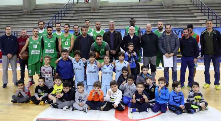 منتخب لبنان في كرة السلة يجري تدريبه الأول استعداداً لغرب آسيا