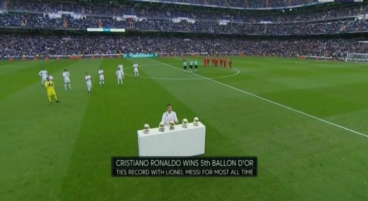 الموندو : الجميع ينتقد رونالدو على ما قام به اثناء تقديم الكرة الذهبية
