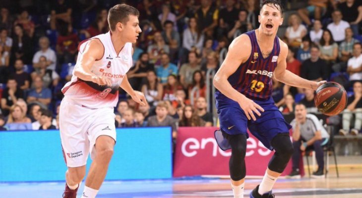 برشلونة يحافظ على صدارته في الدوري الاسباني لكرة السلة