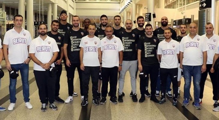 فريق بيروت ضمن المجموعة الثالثة في البطولة العربية لاندية السلة