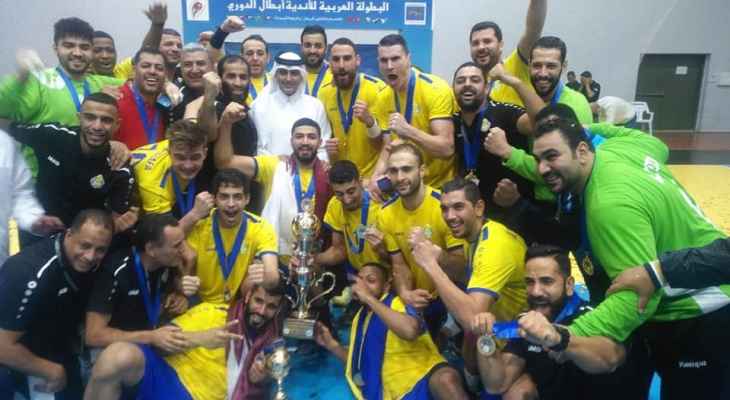 الغرافة يُتوج بلقب البطولة العربية للأندية أبطال الدوري لكرة اليد