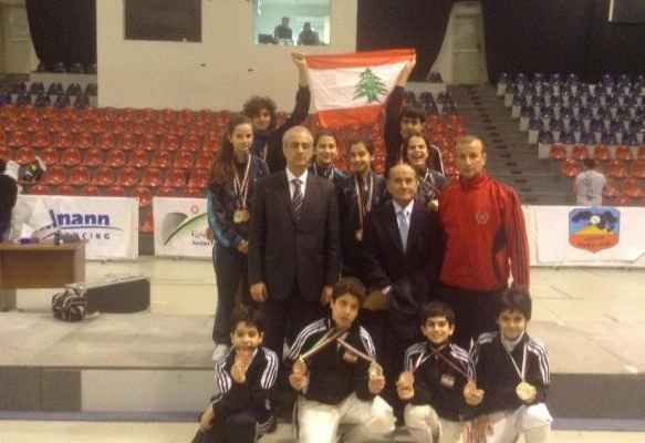 لبنان اول البطولة العربية في المبارزة