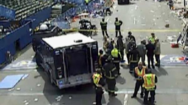انفجاران يهزان خط نهاية سباق الماراتون في بوسطن 