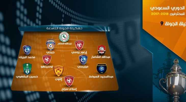 الفيصلي يسيطر على التشكيلة المثالية للجولة الـ 9 من الدوري السعودي