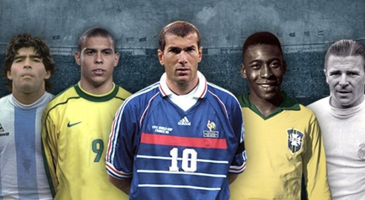 5 أسماء عربية في قائمة أعظم 48 أسطورة في تاريخ كرة القدم! 