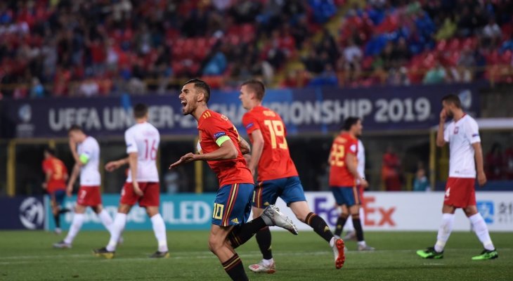 بطولة اوروبا تحت 21 سنة:اسبانيا تكتسح بولندا وايطاليا تفوز على بلجيكا 