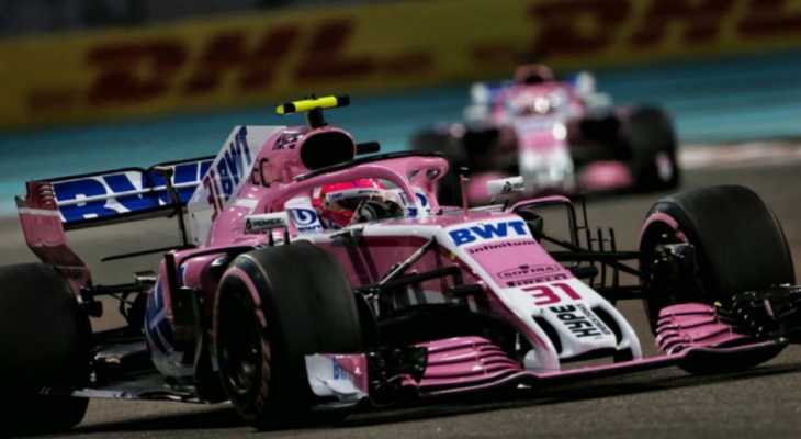 أوكون يرشّح فورس إنديا ليكون من بين أقوى فرق الفورمولا 1 في 2019