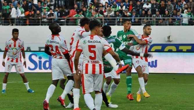 الدوري المغربي: فوز صعب للرجاء على حسنية اغادير
