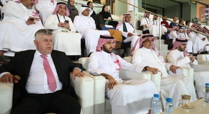 ابرز الحضور في مباراة السعودية والعراق