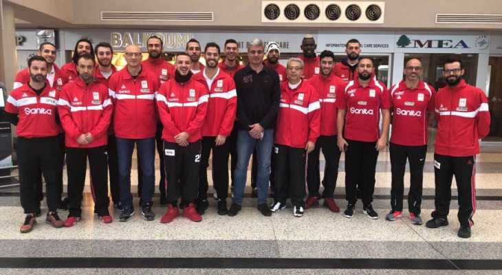 تصفيات كأس العالم في كرة السلة: بعثة لبنان غادرت الى الأردن