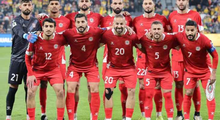 لبنان يتأخر مع نهاية الشوط الاول امام استراليا بهدف وحيد