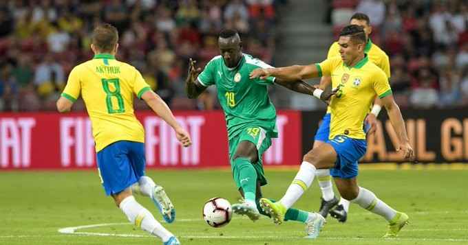 السنغال تخطف التعادل الودي من البرازيل 