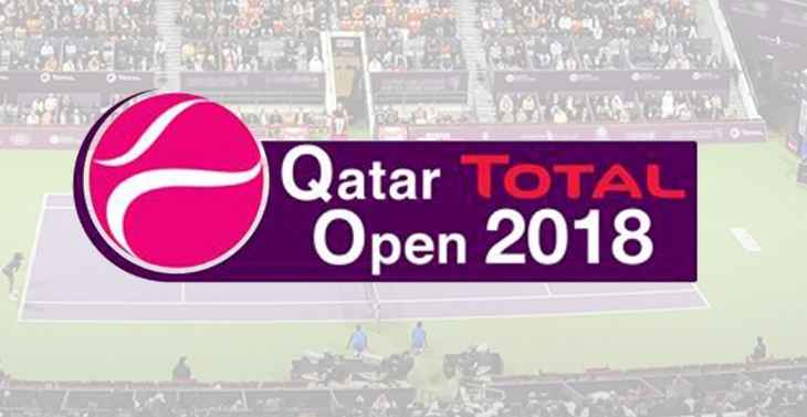 فوزنياكي وهاليب تشاركان في بطولة قطر توتال المفتوحة للتنس 