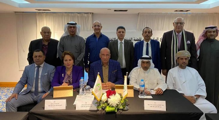 المهندس علي خليفة  شارك في اجتماعات الاتحاد العربي