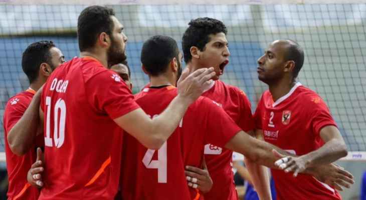 الأهلي المصري يتوّج بلقب البطولة العربية للأندية للكرة الطائرة