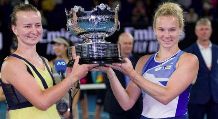 استراليا المفتوحة:كريتشيكوفا وسينياكوفا تحافظان على لقب زوجي السيدات
