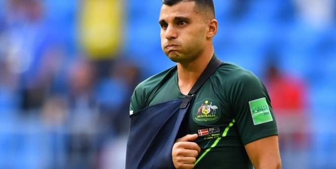 اصابة مؤلمة تنهي مشاركة اللبناني اندرو نبوت مع استراليا في كأس العالم